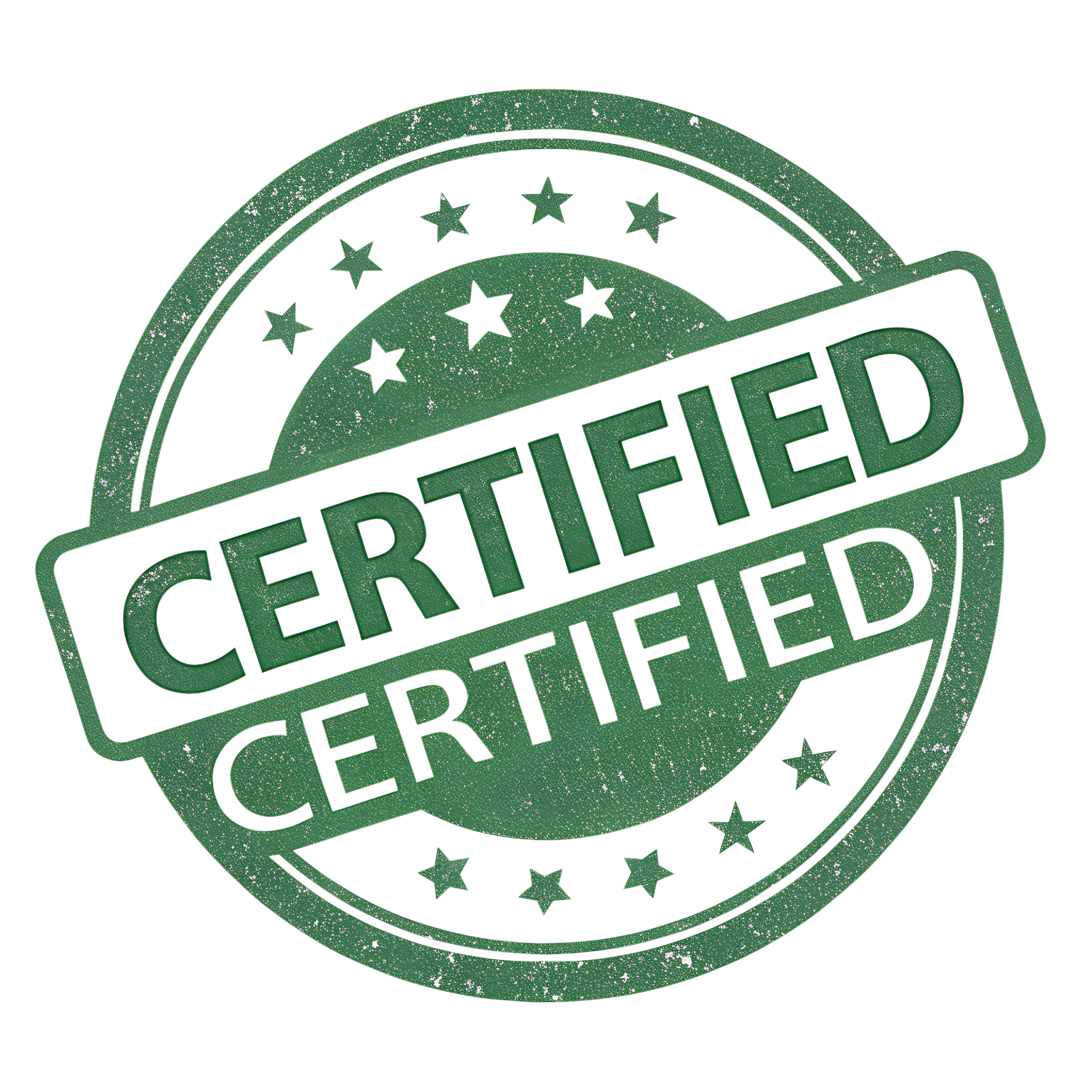 —Pngtree—official certified seal grunge green_21084294
